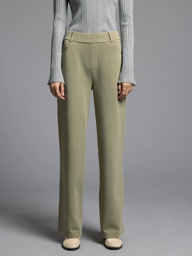 Elastic Waistband Relaxed Pants - Genevieve Pants BONSAI-Pants-Weekend Los Angeles-XS-BONSAI-Urbanheer