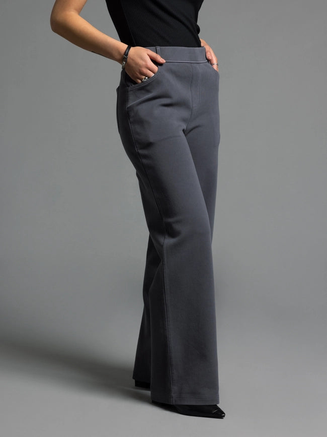 Elastic Waistband Relaxed Pants - Genevieve Pants EBONY-Pants-Weekend Los Angeles-XS-EBONY-Urbanheer