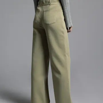 Elastic Waistband Relaxed Pants - Genevieve Pants
