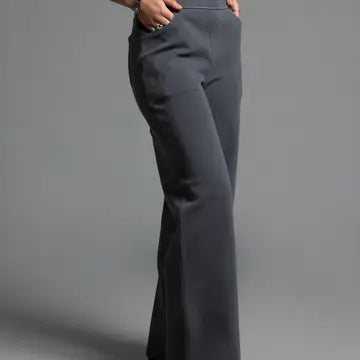 Elastic Waistband Relaxed Pants - Genevieve Pants