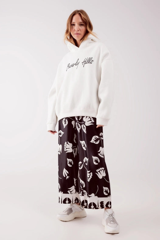 Elasticated Super Wide Leg Pants In Black-Pants-Q2-S-Black-Urbanheer