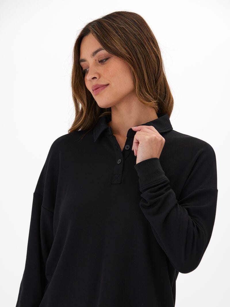 Eleanor Modal Terry Collared Top