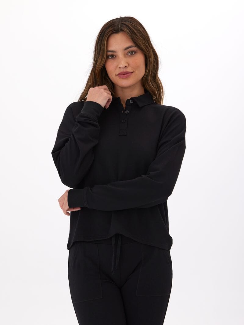Eleanor Modal Terry Collared Top
