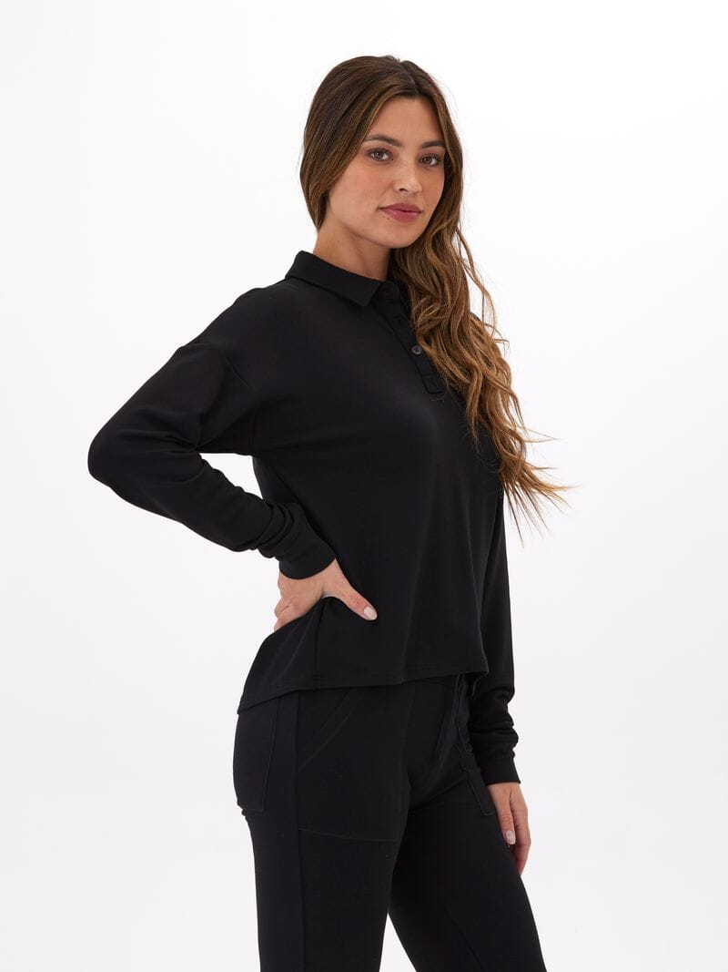 Eleanor Modal Terry Collared Top