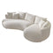 Elegant Cloud Curve Designer Sofa – Beige