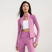 Element Extra-Warm Fleece Sculpting Zipper Jacket Velvet Berry-Jacket-91thelabel-S-Urbanheer