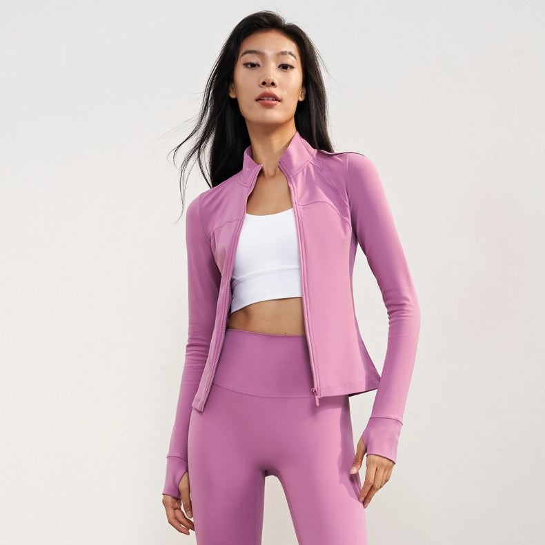 Element Extra-Warm Fleece Sculpting Zipper Jacket Velvet Berry-Jacket-91thelabel-S-Urbanheer