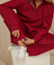 Elexis French Terry Rib Mix Wide Leg Pant