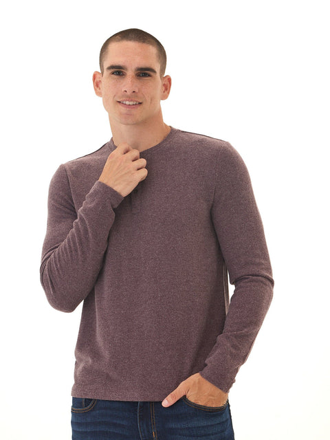 Elias Sweater Knit Long Sleeve Henley