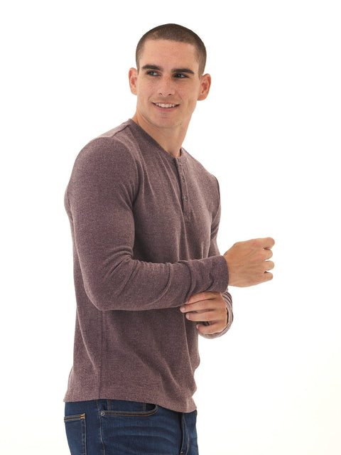 Elias Sweater Knit Long Sleeve Henley