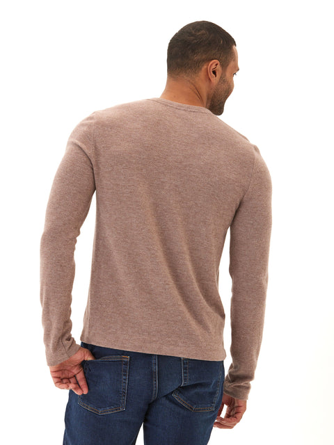 Elias Sweater Knit Long Sleeve Henley