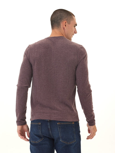 Elias Sweater Knit Long Sleeve Henley