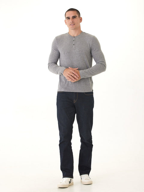 Elias Sweater Knit Long Sleeve Henley