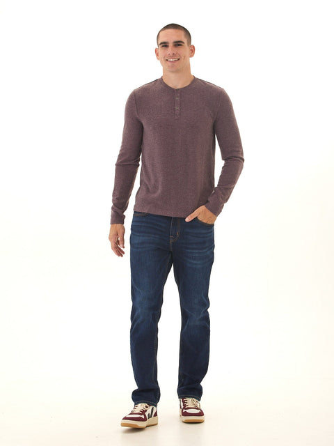 Elias Sweater Knit Long Sleeve Henley