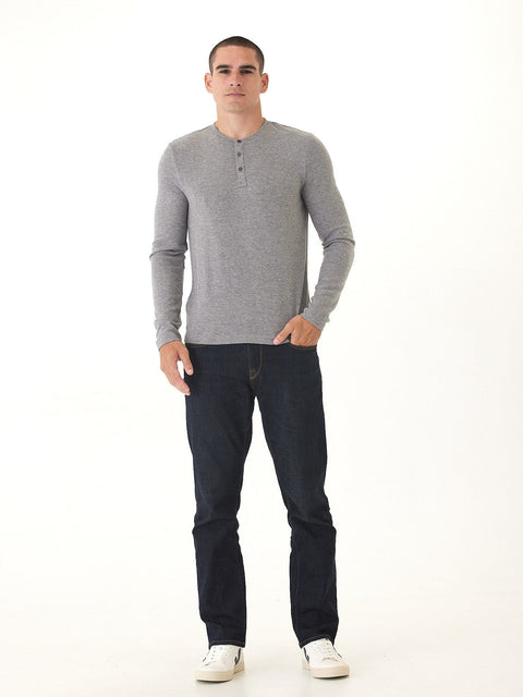 Elias Sweater Knit Long Sleeve Henley