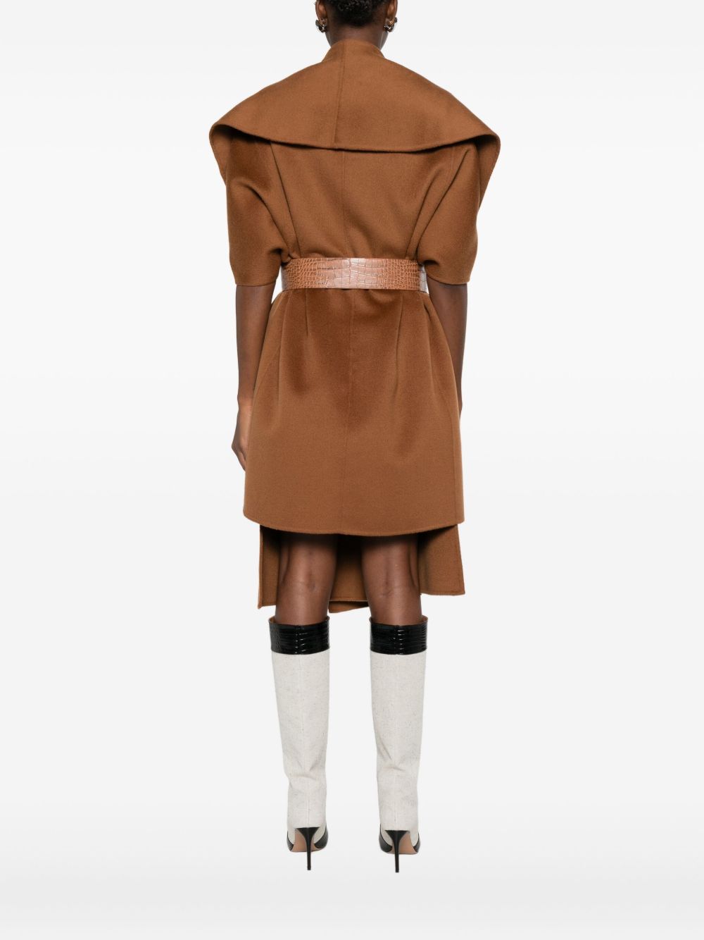 Elisabetta Franchi Coats Brown