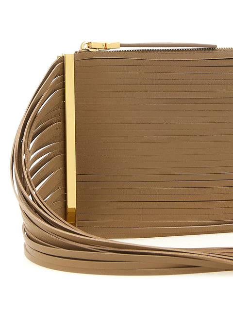Elisabetta Franchi Fringed Clutch