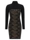 Elisabetta Franchi Jacquard Dress