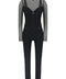 Elisabetta Franchi Jersey And Tulle Jumpsuit