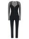 Elisabetta Franchi Jersey And Tulle Jumpsuit