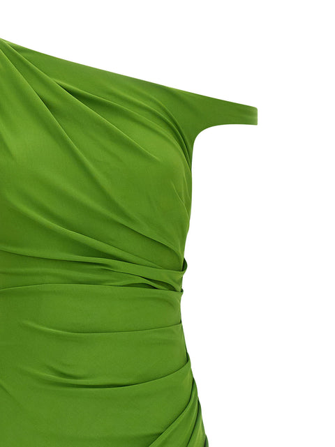 Elisabetta Franchi Jewel Shoulder Dress