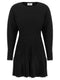 Elisabetta Franchi Knitted Pleated Dress