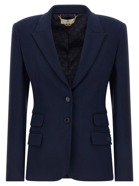 Elisabetta Franchi Light Crêpe Blazer