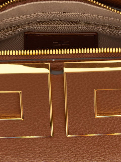 Elisabetta Franchi Maxi Logo Handbag