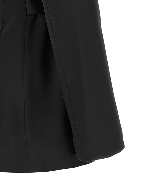Elisabetta Franchi Stretch Satin Blazer