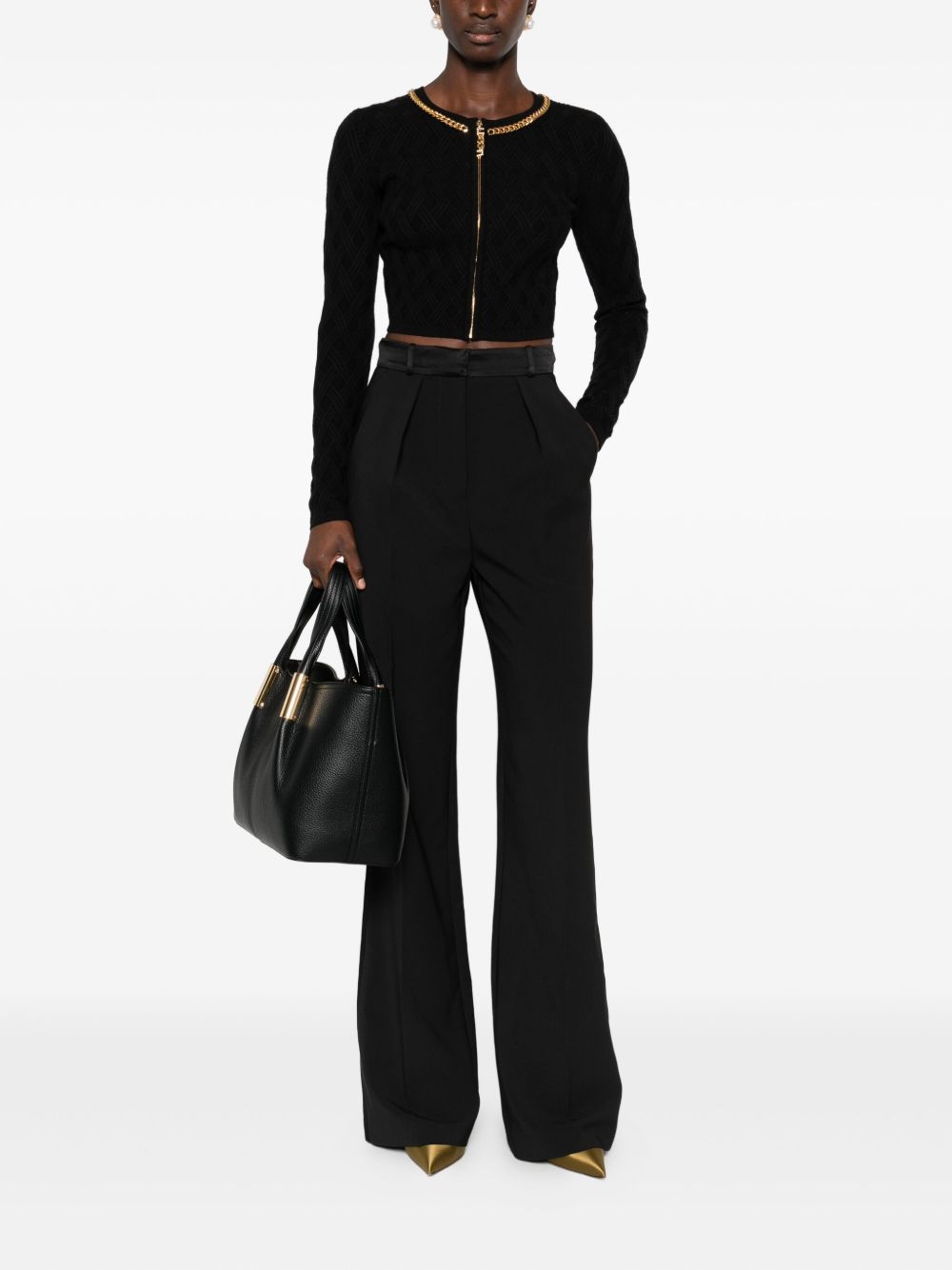 Elisabetta Franchi Trousers Black