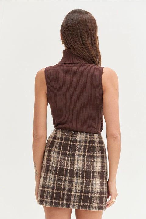 Elise Plaid Mini Skirt