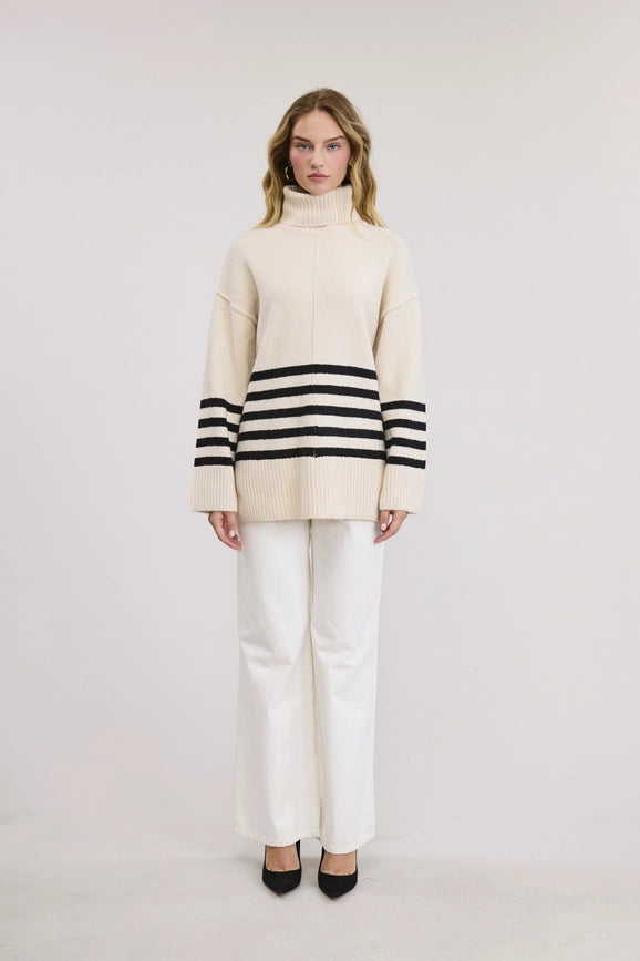 Ella Sweater Pullover-Pullover-FLAT WHITE-XS-Urbanheer