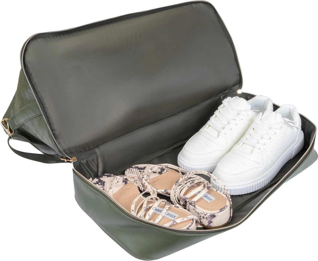 Ellen Tracy 20 Inch Woven Drop Bottom Duffel MOSS-Duffel-Magid-333-MOSS-Urbanheer