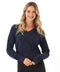 Elyzza Rhythm Slub V-Neck Pullover
