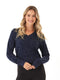 Elyzza Rhythm Slub V-Neck Pullover