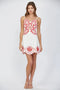 Emb Detail Linen Blend Scallop Edge Dress-Dress-FATE-S-OFF WHITE-Urbanheer