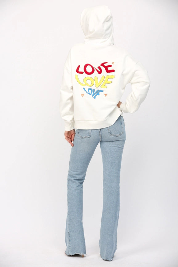 Emb Hoodie Sweatshirt-Sweatshirt-FATE-S-OFF WHITE-Urbanheer