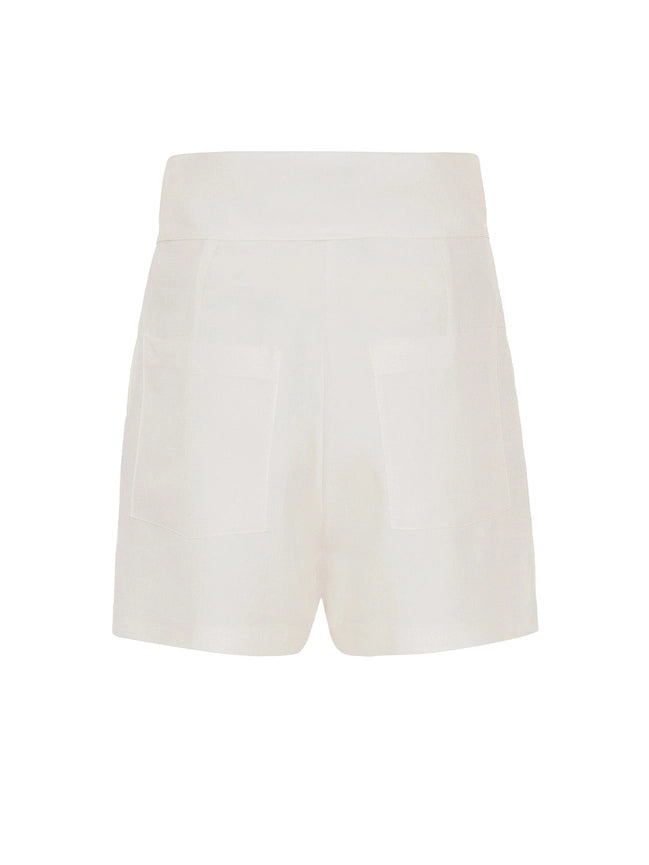 Embellished Shorts-Shorts-NOCTURNE-XS-Ecru-Urbanheer