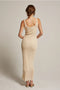Emberly Semi Sheer Ribbed Maxi Dress CREAM-Dress-Crescent-XS-CREAM-Urbanheer