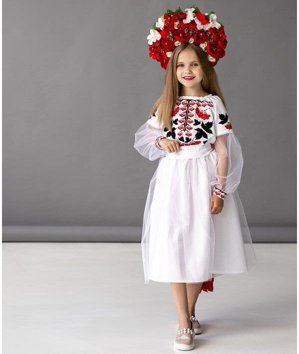 Embroidered Dress For Girl Kalina
