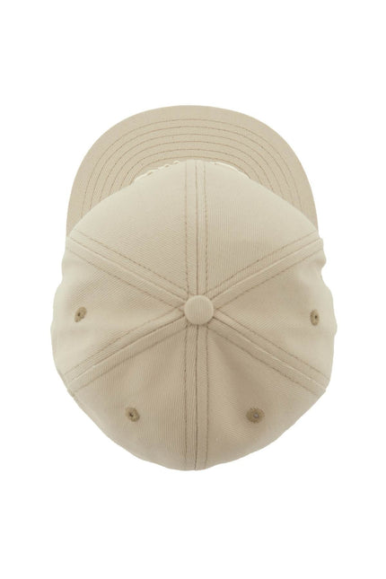 Embroidered Logo Baseball Cap-men > accessories > scarves hats & gloves > hats-Amiri-os-Beige-Urbanheer