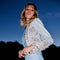 Embroidered Studded Denim Jacket-Jacket-Blue B-S-LIGHT WASH-Urbanheer