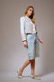 Embroidered Studded Denim Jacket-Jacket-Blue B-S-LIGHT WASH-Urbanheer