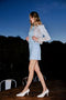 Embroidered Studded Denim Jacket-Jacket-Blue B-S-LIGHT WASH-Urbanheer