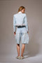 Embroidered Studded Denim Jacket-Jacket-Blue B-S-LIGHT WASH-Urbanheer