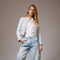Embroidered Studded Denim Jacket-Jacket-Blue B-S-LIGHT WASH-Urbanheer