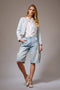 Embroidered Studded Denim Jacket-Jacket-Blue B-S-LIGHT WASH-Urbanheer