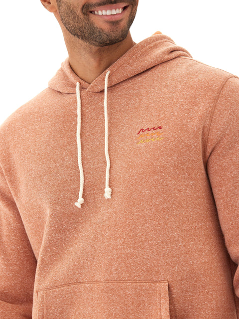 Embroidered Triblend Fleece Hoodie
