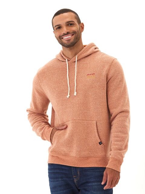 Embroidered Triblend Fleece Hoodie