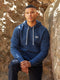 Embroidered Triblend Fleece Hoodie